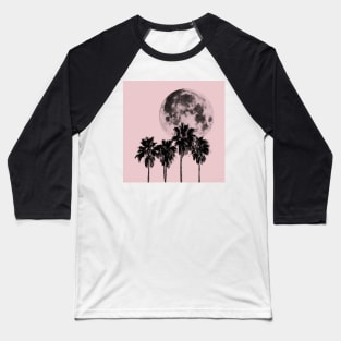 Palms and moon Baseball T-Shirt